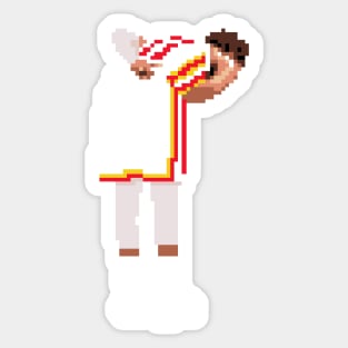 Trae Young Pixel Bow Sticker